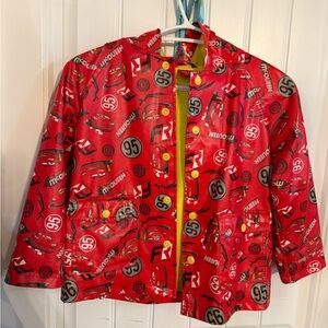 Red Cars Themed Kids Jacket